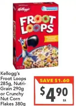 Ritchies Kellogg's Froot Loops offer