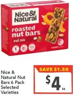 Ritchies Nice & Natural Nut Bars offer