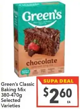 Ritchies Green's Classic Baking Mix offer
