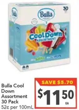 Ritchies Bulla Cool Down Assortment offer