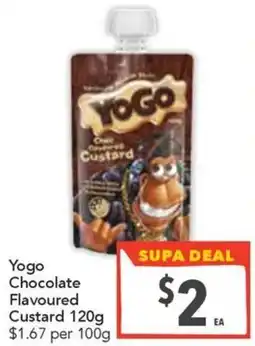Ritchies Yogo Chocolate Flavoured Custard offer