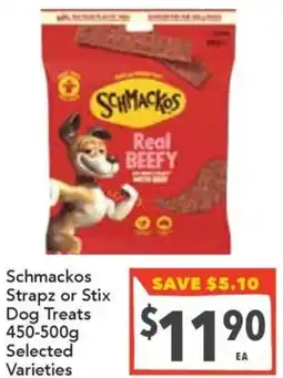 Ritchies Schmackos Strapz or Stix Dog Treats offer