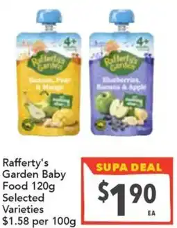 Ritchies Rafferty's Garden Baby Food offer