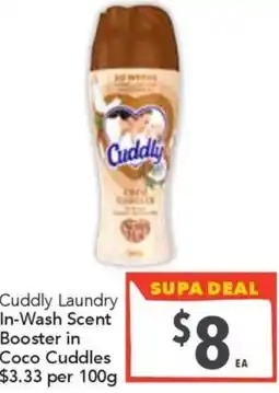 Ritchies Cuddly Laundry In-Wash Scent Booster in Coco Cuddles offer