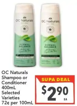 Ritchies OC Naturals Shampoo or Conditioner offer