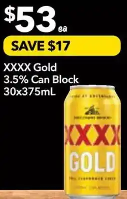 Ritchies XXXX Gold offer