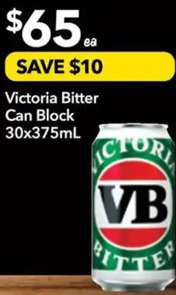 Ritchies Victoria Bitter Can Block offer