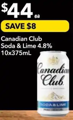 Ritchies Canadian Club Soda & Lime offer