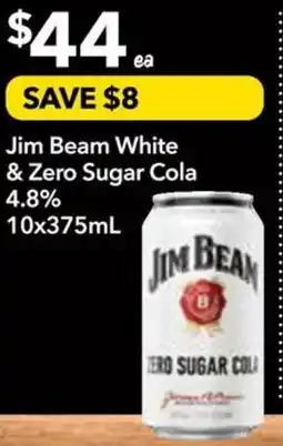 Ritchies Jim Beam White & Zero Sugar Cola offer