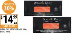 Supabarn Ocean king smoked salmon offer