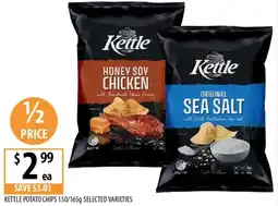Supabarn Kettle potato chips selected varieties offer