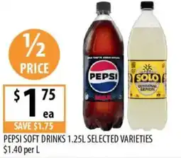 Supabarn Pepsi soft drinks offer