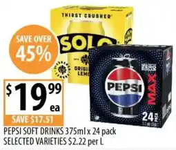 Supabarn Pepsi soft drinks offer