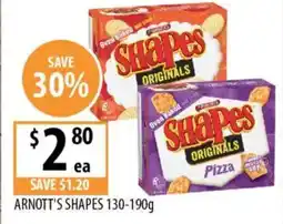 Supabarn Arnott's shapes offer