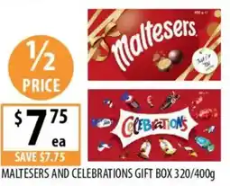 Supabarn Maltesers and celebrations gift box offer