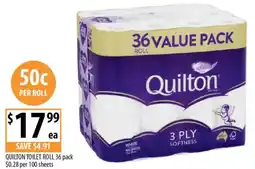 Supabarn Quilton toilet roll offer