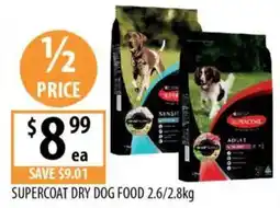 Supabarn Supercoat dry dog food offer