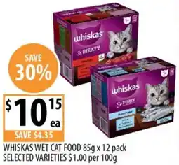 Supabarn Whiskas wet cat food offer