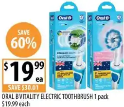 Supabarn Oral b vitality electric toothbrush offer