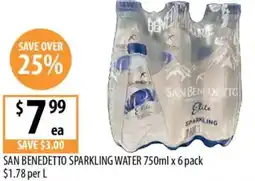 Supabarn San benedetto sparkling water offer