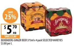 Supabarn Bundaberg ginger beer offer