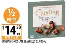 Supabarn Guylian chocolate seashells offer
