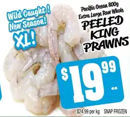 Farmer Jack's Peeled king prawns offer