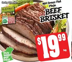 Farmer Jack's Beef brisket offer