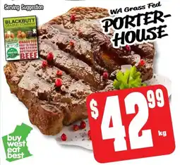 Farmer Jack's Porter- house offer