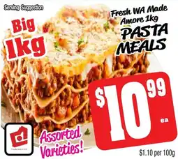 Farmer Jack's Pasta meals offer