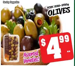 Farmer Jack's Olives offer