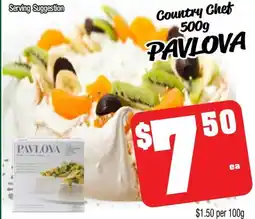 Farmer Jack's Country chef pavlova offer