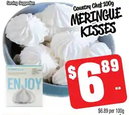 Farmer Jack's Country chef meringue kisses offer