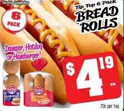 Farmer Jack's Bread rolls offer