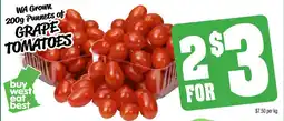 Farmer Jack's Grape tomatoes offer