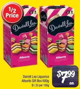 Farmer Jack's Darrell Lea Liquorice Allsorts Gift Box offer
