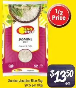 Farmer Jack's Sunrice Jasmine Rice offer