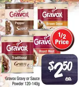 Farmer Jack's Gravox Gravy or Sauce Powder offer