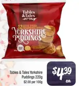 Farmer Jack's Tables & Tales Yorkshire Puddings offer