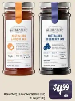 Farmer Jack's Beerenberg Jam or Marmalade offer