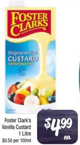 Farmer Jack's Foster Clark's Vanilla Custard offer