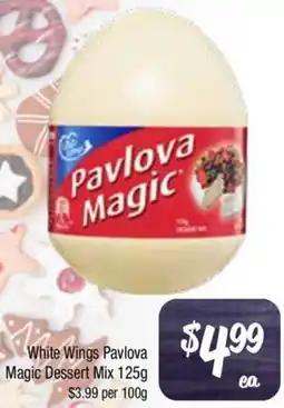 Farmer Jack's White Wings Pavlova Magic Dessert Mix offer
