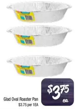 Farmer Jack's Glad Oval Roaster Pan offer