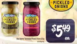 Farmer Jack's Blue Banner Tasmanian Pickled Onions offer