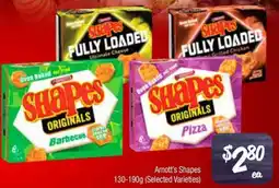 Farmer Jack's Arnott's Shapes offer