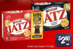 Farmer Jack's Arnott's Jatz Crackers offer