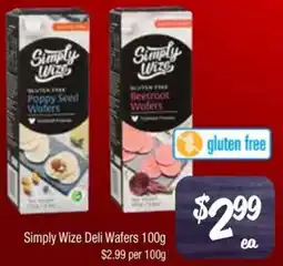 Farmer Jack's Simply Wize Deli Wafers offer
