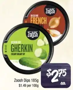 Farmer Jack's Zoosh Dips offer