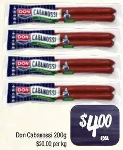 Farmer Jack's Don Cabanossi offer