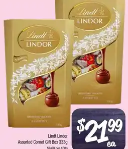Farmer Jack's Lindt Lindor Assorted Cornet Gift Box offer